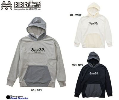 【BomBR ボンビーアール】ATHLETA 20AW スウェットテクノパーカー BR0215