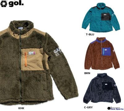 【gol. ゴル】21AW ボアフリース ジップジャケット G113-081