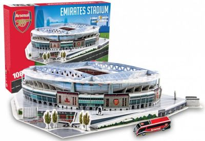 （海外オフィシャルグッズ）アーセナル エミレーツ・スタジアム 3D 立体パズル
