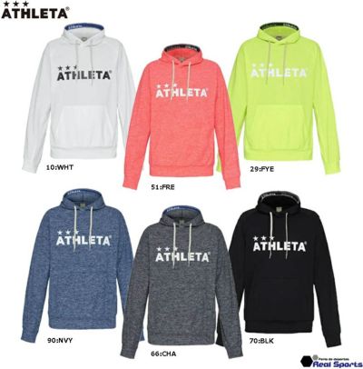 【ATHLETA アスレタ】22SS カラー杢スウェットパーカー 03360