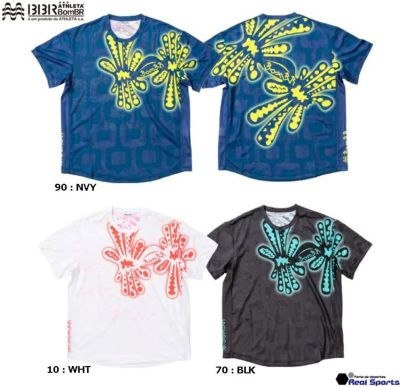 【BomBR ATHLETA ボンビーアール アスレタ】22SS グラフィックメッシュプラT BR0249
