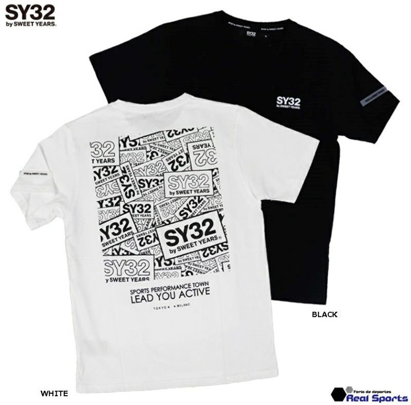 【SY32 by SWEET YEARS】22SS BOX LOGO BACK PRINT TEE