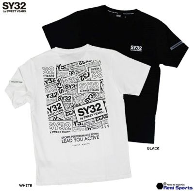 【SY32 by SWEET YEARS】22SS BOX LOGO BACK PRINT TEE 12234J