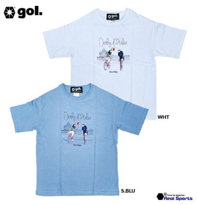 【gol. ゴル】rinneコラボ ルーズサイズTシャツ＜ITALIA＞ G292-880