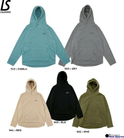 【LUZeSOMBRA ルースイソンブラ 】24FW SMOOTH FLEECE PARKA F2012135 フリース パーカー