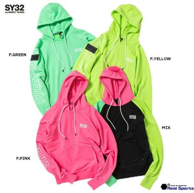 【SY32 by SWEET YEARS】FLASH COLOR ARM LOGO P/O HOODIE 13012