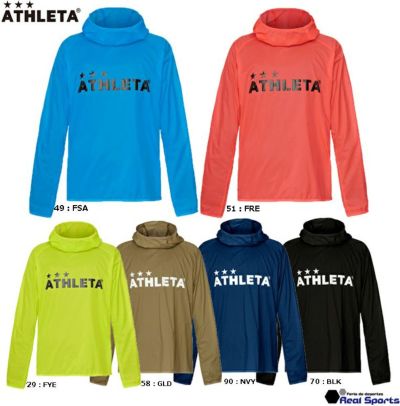 【ATHLETA アスレタ】23SS ライトウインドシェルプルオーバー 02382