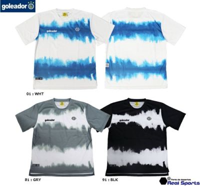 【goleador ゴレアドール】23SS ドライ鹿子タイダイボーダーオーバーサイズＴシャツ GD-126