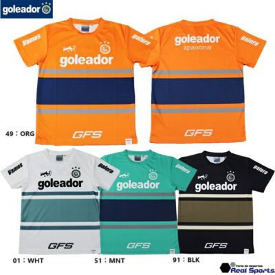 【goleador ゴレアドール】SouthAmericanstyle 鹿子プラクティスシャツ G-2540