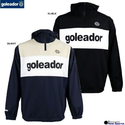 【goleador ゴレアドール】23SS DRY ナイロンストレッチ オーバーサイズ ハーフZIPジャケット GD-119