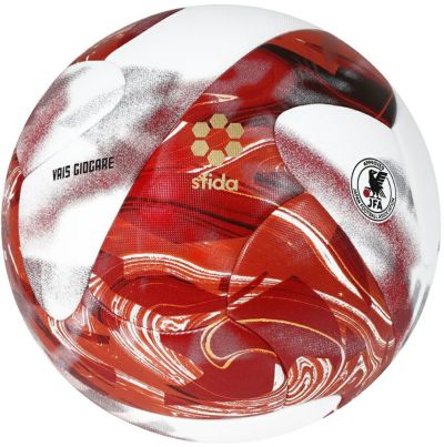 【sfida スフィーダ】サッカーボール5号 VAIS GIOCARE Match ホワイトｘレッド SB-23VG01