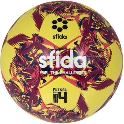 【sfida スフィーダ】フットサルボール4号 INFINITO RIMBA イエロー SB-23IR02