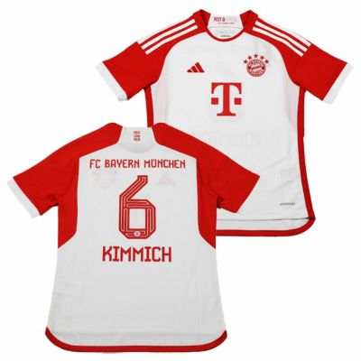 【adidas アディダス】#6 ヨシュア・キミッヒ JR 23/24 バイエルン ミュンヘン HOME レプリカユニフォーム DKX64/IB1480