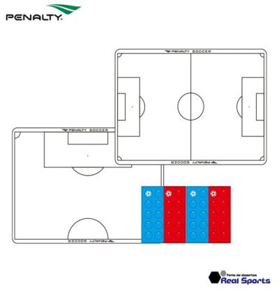 【PENALTY ペナルティ】サッカーA4作戦盤　PE3703