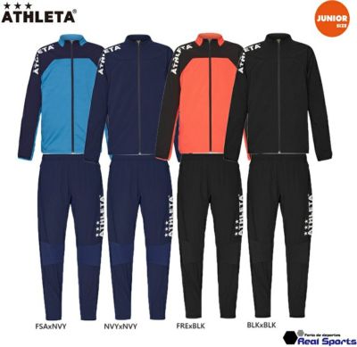 【ATHLETA アスレタ】ジュニア 23AW 裏地付きストレッチウィンドウォームJK & PT 02400J-02401J