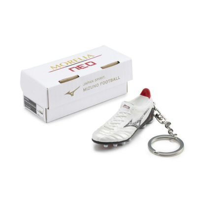 【MIZUNO ミズノ】モレリア ネオ 4 キーチェーン ホワイト P1GZ248009
