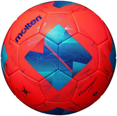 【molten モルテン】サッカーボール 5号球 ヴァンタッジオ4900 芝用 オレンジ色 F5N4900-OB