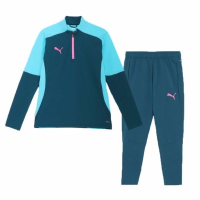 【PUMA プーマ】24SS PUMAFTBL PRO 1/4ジップトップ ニットパンツ 上下セット 659133-659134-56