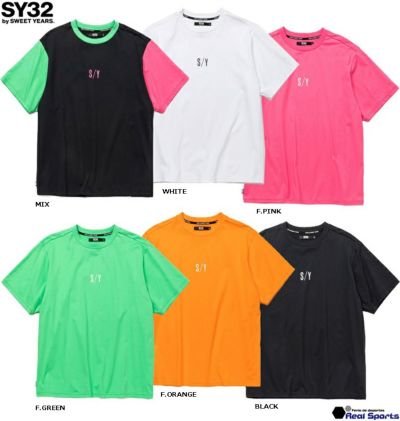 SY32 by SWEET YEARS ｴｽﾜｲｻｰﾃｨﾄｩｰ ﾊﾞｲ ｽｳｨｰﾄｲﾔｰｽﾞ 24SS BASIC S/Y LOGO TEE 14135