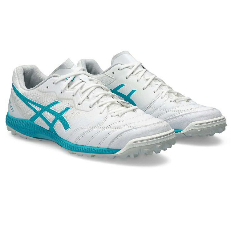 【asics アシックス】DESTAQUE K FF TF WHITE/SEA GLASS