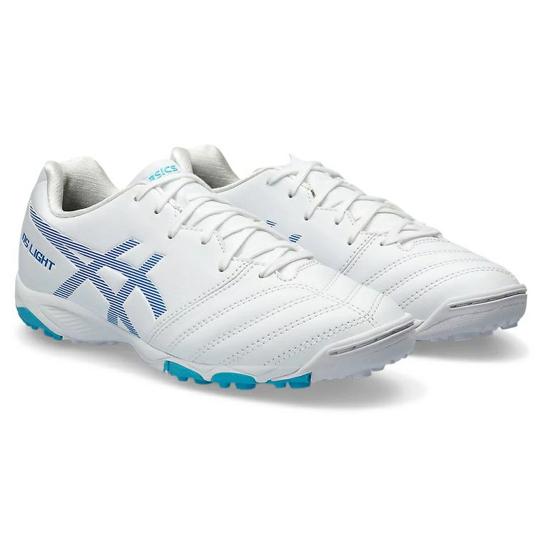 asics アシックス】DS LIGHT JR GS TF WHITE/ELECTRIC BLUE