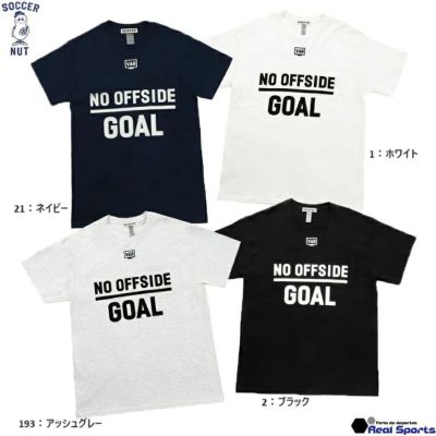 【SOCCER NUT サッカーナッツ】24SS NO OFFSIDE 半袖TEE SNW198
