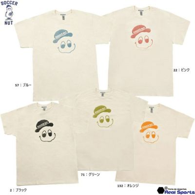 【SOCCER NUT サッカーナッツ】24SS NUT FACE+1 半袖TEE SNW200