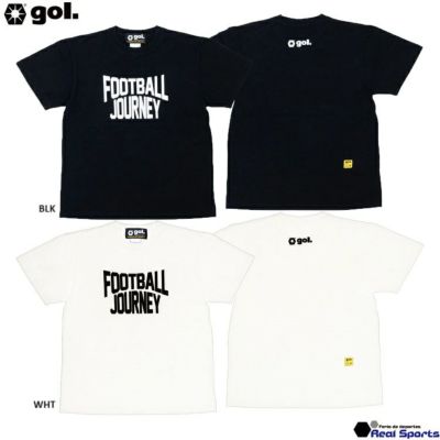 【gol. ゴル】24SS Tシャツ＜ジャーニーアーチ＞ G392-941 半袖 白 黒 レアルスポーツ