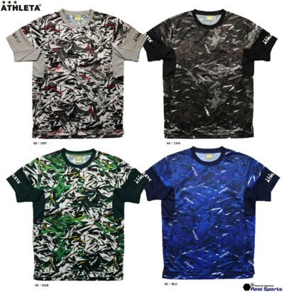 【ATHLETA アスレタ】24SS 総柄昇華プラシャツ SP-241