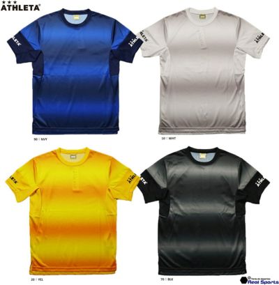 【ATHLETA アスレタ】24SS グラデーションボーダー昇華プラシャツ SP-241