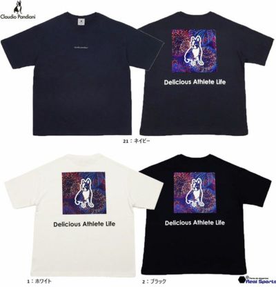 【Claudio Pandiani ｸﾗｳﾃﾞｨｵﾊﾟﾝﾃﾞｨｱｰﾆ】24SS ルーズシルエット半袖TEE HANABI CP24C48 サッカージャンキー
