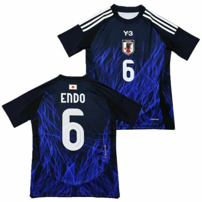 【adidas アディダス】＃6遠藤航　キッズ サッカー 日本代表 2024 ホーム レプリカ ユニフォーム JMU99 IS5612