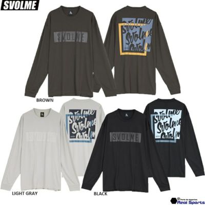 【SVOLME スボルメ】24AW シルキーDRYストレッチロゴロンT 1243-33600