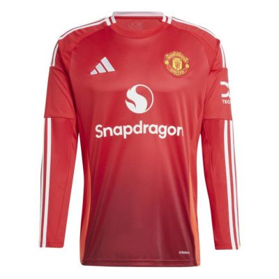 【adidas アディダス】24/25 マンチェスターユナイテッドFC ホーム レプリカ 長袖 ユニフォーム JTU95/IT1971