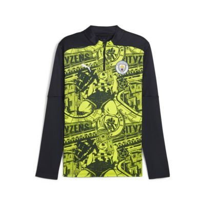 【PUMA プーマ】24/25 マンチェスター・シティ MCFC プレマッチ 1/4ジップトップ 777579-14