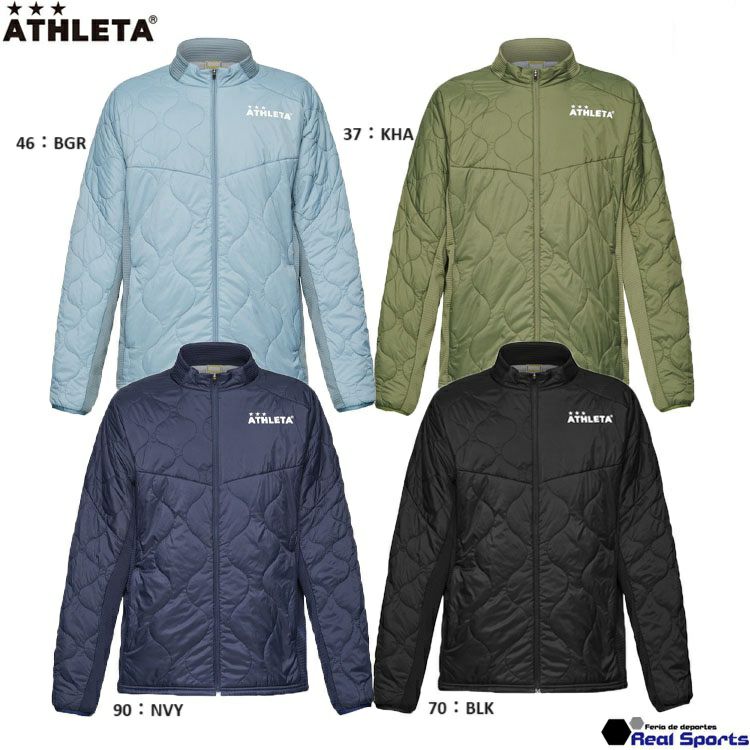 ATHLETA アスレタ】24AW グリッド起毛パディングTRジャケット 04162