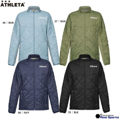 【ATHLETA アスレタ】24AW グリッド起毛パディングTRジャケット 04162