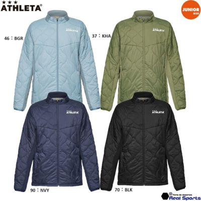 【ATHLETA アスレタ】ジュニア 24AW Jrグリッド起毛パディングTRジャケット 04162J