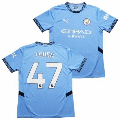 【PUMA プーマ】＃47 フィル・フォーデン 24/25 マンチェスター・シティ ホーム レプリカシャツ 775075-01