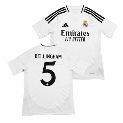 【adidas アディダス】KIDS #5 ジュード・ベリンガム 24/25 レアルマドリード HOME レプリカユニフォーム JNO01 IT5186