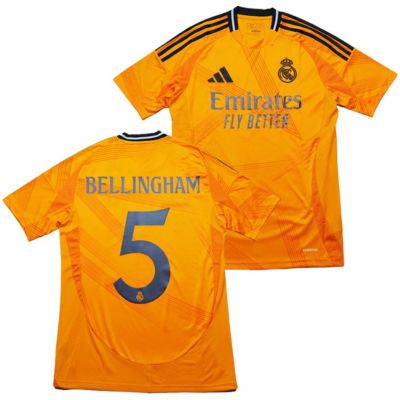 【adidas アディダス】#5 ジュード・ベリンガム 24/25 レアルマドリード AWAY レプリカユニフォーム KON99 IU5013