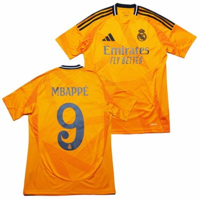 【adidas アディダス】#9 キリアン・エムバペ 24/25 レアルマドリード AWAY レプリカユニフォーム KON99 IU5013