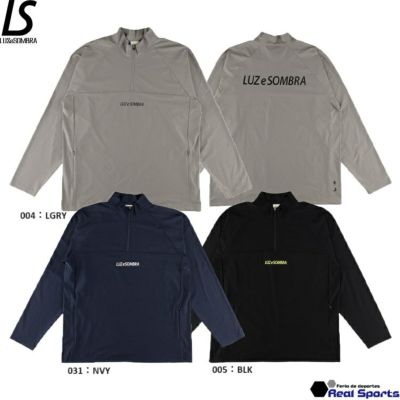 【LUZeSOMBRA ルースイソンブラ】24FW TWM DRY HALFZIP TOP L1242052
