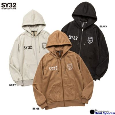 SY32 by SWEET YEARS ｴｽﾜｲｻｰﾃｨﾄｩｰ ﾊﾞｲ ｽｳｨｰﾄｲﾔｰｽﾞ 24FW ESTER SUEDE ZIP HOODIE 14505