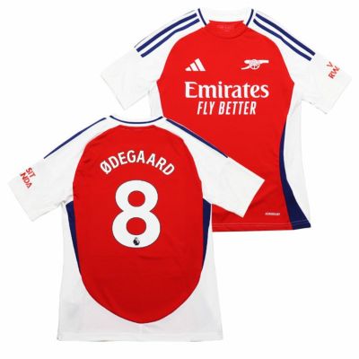 【adidas アディダス】KIDS #8 マルティン・ウーデゴール 24/25 アーセナルFC ホーム レプリカユニフォーム JNL76/IS8141