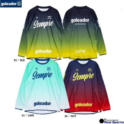 【goleador ゴレアドール】24AW グラデーションSemple プラクティス ロングシャツ G-2603