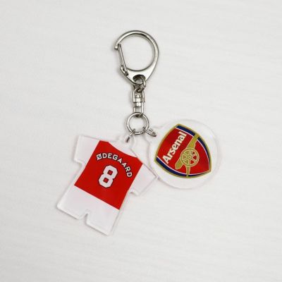 【オフィシャル ライセンスグッズ】アーセナルFC #8 ウーデゴール アクリル2連チャーム キーホルダー ARS54635