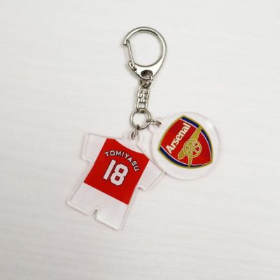 【オフィシャル ライセンスグッズ】アーセナルFC #18 冨安健洋 アクリル2連チャーム キーホルダー ARS54636