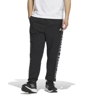 【adidas アディダス】M WORD ルーズフィット ウーブンパンツ ブラック KWY00 JH1015