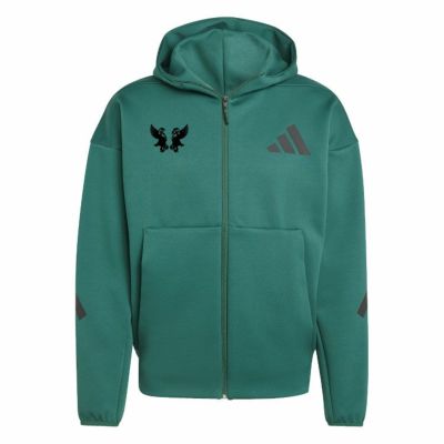 adidas アディダス 松本山雅FC Z.N.E フルジップ フーディー グリーン